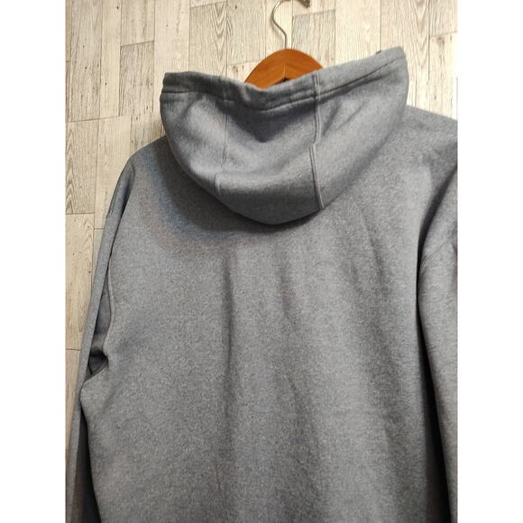 Under Armour Men's Hustle Fleece Gray Hoodie sweatshirt long sleeve Size Large - Picture 4 of 7